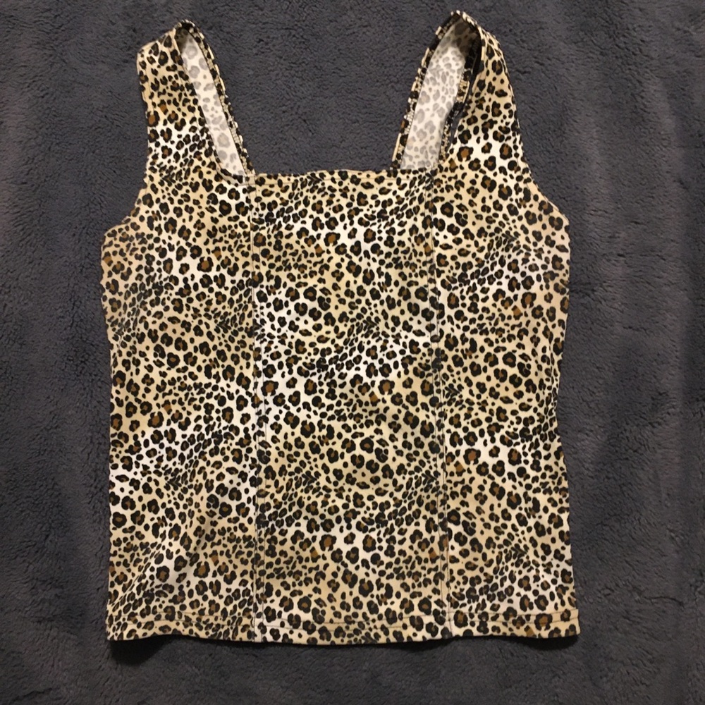 Leopard Print Tank Top